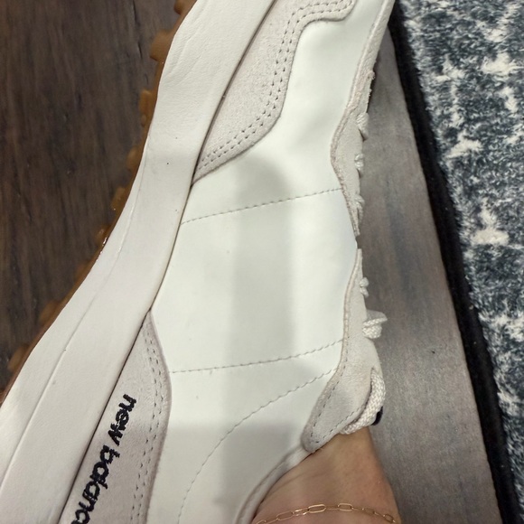 Womens New Balance 327 Athletic Shoe - Moonbeam / Black - Picture 7 of 12